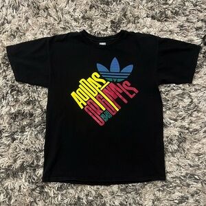 Adidas Originals Black & Multicolor Tee